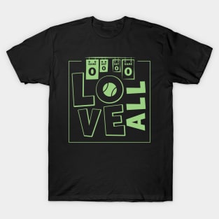 Love All Tennis Score T-Shirt